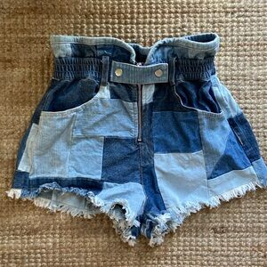 Sea Diego patchwork denim shirt size US 4.
